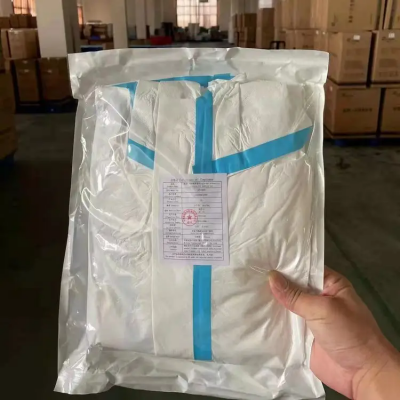 防护服 男女带帽一次性防护服 连体隔离服 防护服JFT-0600